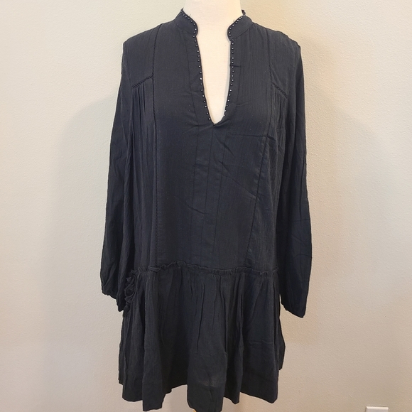 Tuckernuck Pomander Place Ophelia Black Coverup Dress - Picture 2 of 6